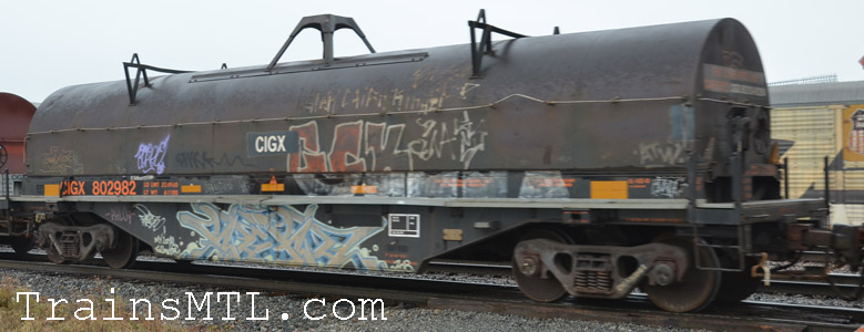 Car/wagon CIGX802982 left side / coté gauche